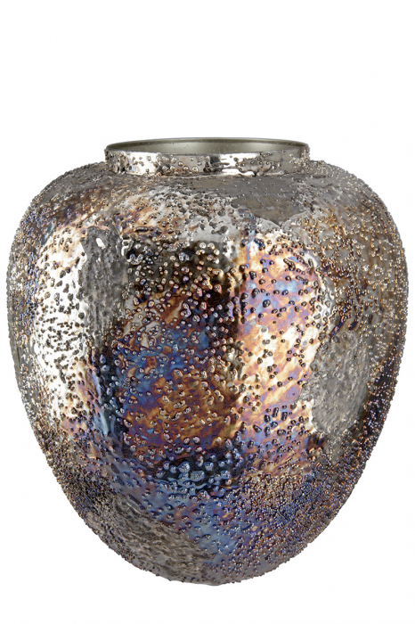 Vaza metalica deco, Pavone [3]