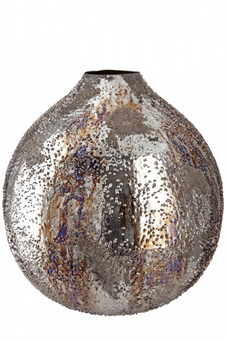 Vaza metalica deco, Pavone [3]