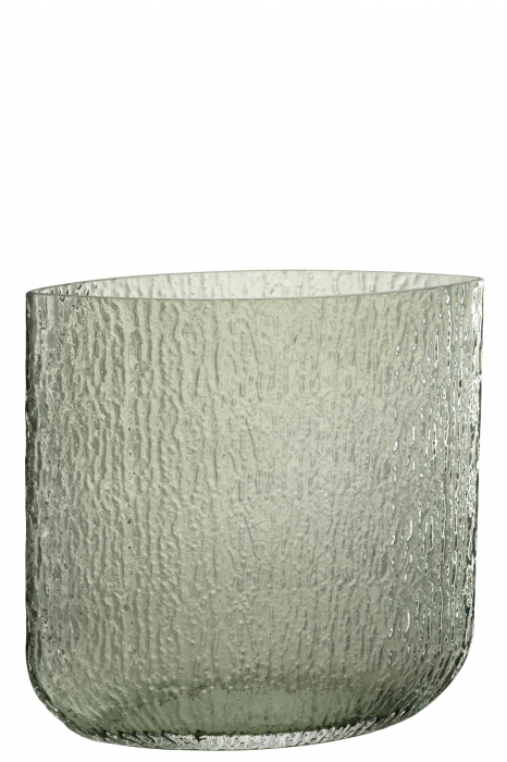 Vază, Mila Wide Sticlă, Verde, L 31| W 13| H 30 cm [1]