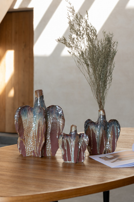 Vază, Naga ceramică, Rusty Maro M, L 18.5| W 18| H 20.5 cm [2]