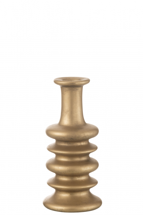 Vază, Nebu Wide ceramică, Gold, L 17.5| W 17.5| H 38 cm [1]