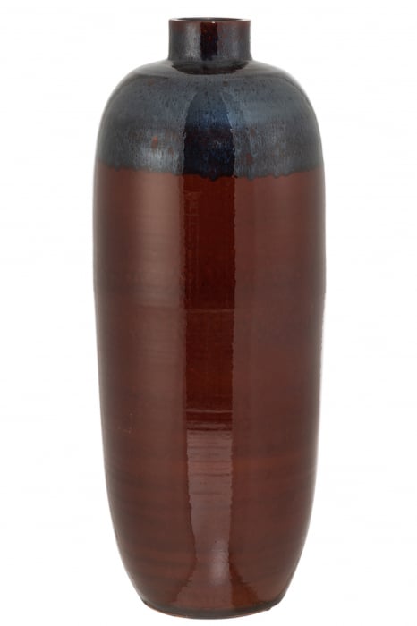Vaza Neck, Ceramica, Rosu Negru, 35x35x90 cm