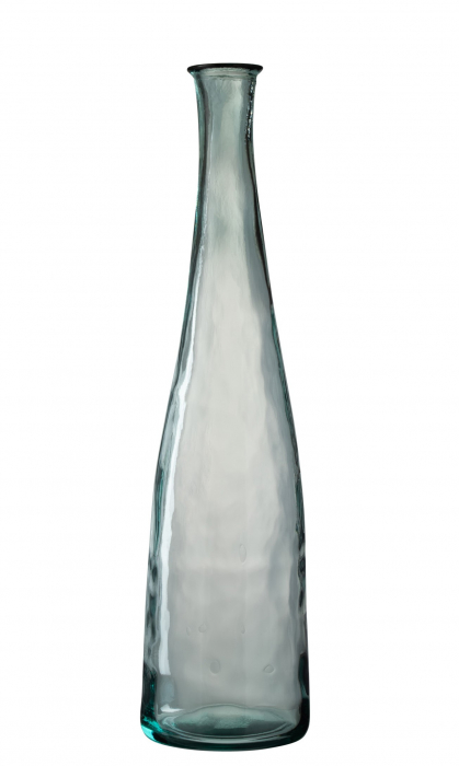 Vaza Noah, Sticla, Transparent, 18x18x80 cm
