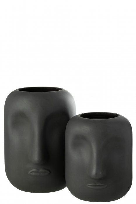 Vază, Noe Sticlă, Neagra M, L 18| W 18| H 25 cm [2]