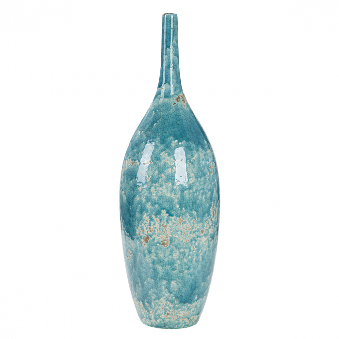 Vază, Obiect decorativ, „Actros”, Ceramică, verde, PU 2, H 50 cm, D 15 cm [1]