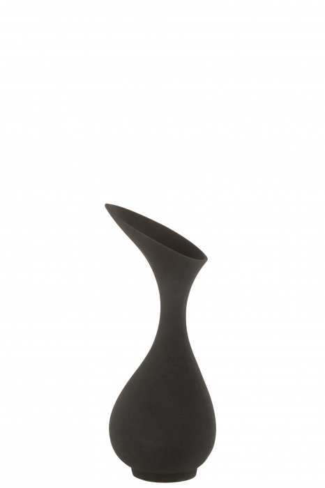 Vaza Olivia, Aluminiu, Negru, 22x22x45 cm [2]