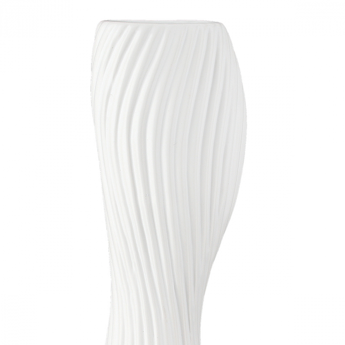 Vaza, organica, Faro, Ceramica, alba, PU 2, L. 8 cm, L. 13,5 cm, H. 40,5 cm [4]
