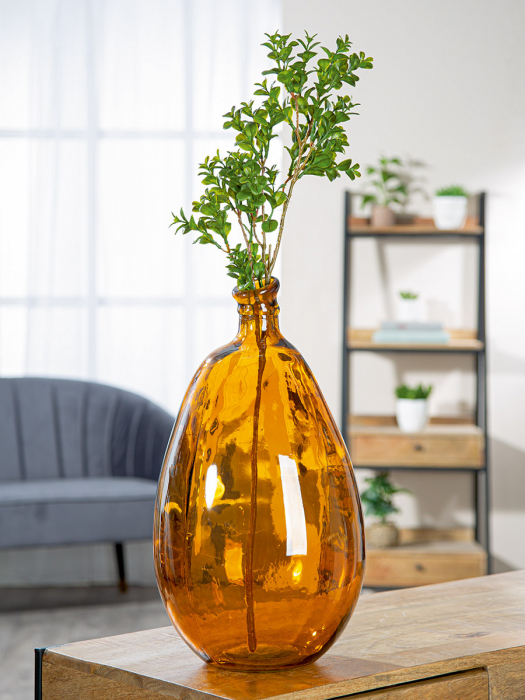Vază, organică, Organic, Sticlă, maro, PU 1, H. 47 cm, D. 26 cm [3]
