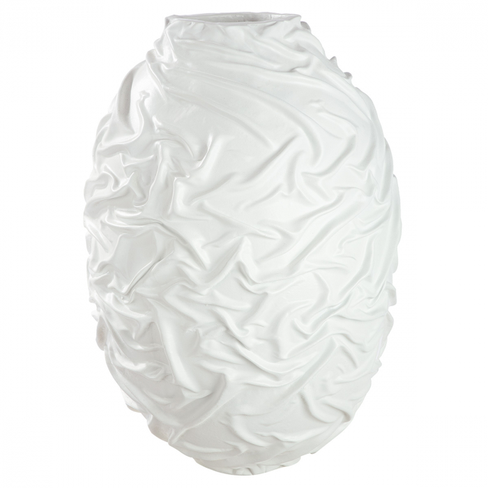 Vază, organică, rășină sintetică, albă, PU 1, H 60 cm, D 42 cm [2]