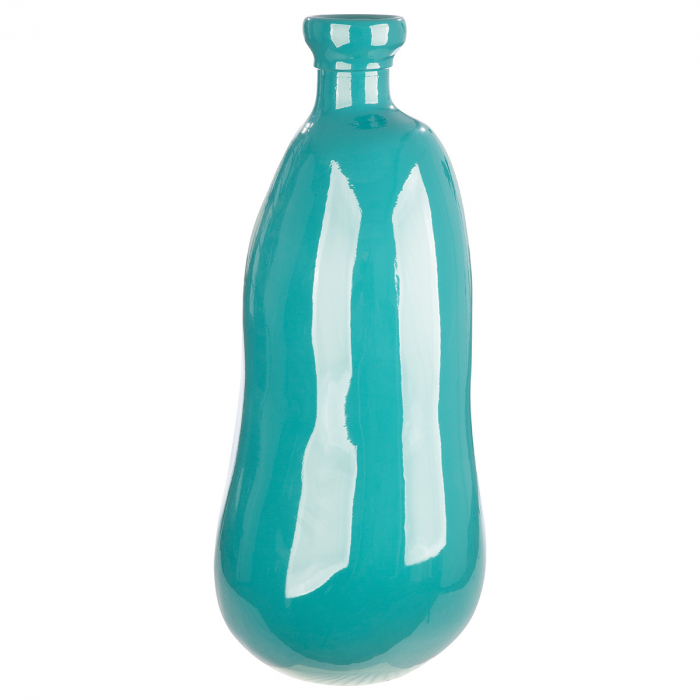 Vază, organică, sticlă, albastră, PU 1, H 51 cm, D 22 cm [1]