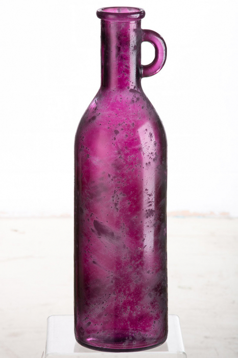 Vaza, PALIT, Sticla, Violet, 50X14 cm