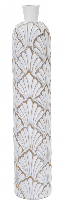 Vaza Panama Tall, Rasina, Alb, 74x15.5x15.5 cm [2]