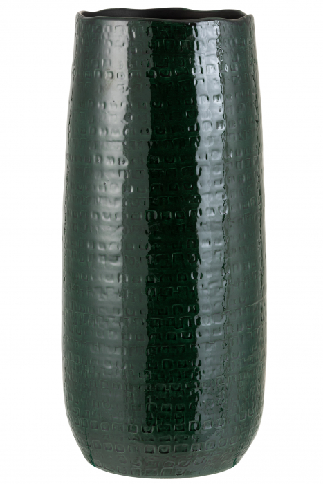 Vaza Pattern, Ceramica, Verde, 23.5x23.5x50.5 cm