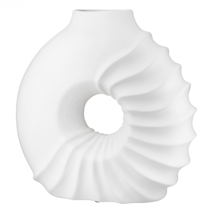Vaza, Paula, Ceramica, alba, PU 2, L. 12 cm, L. 30 cm, H. 31 cm [1]