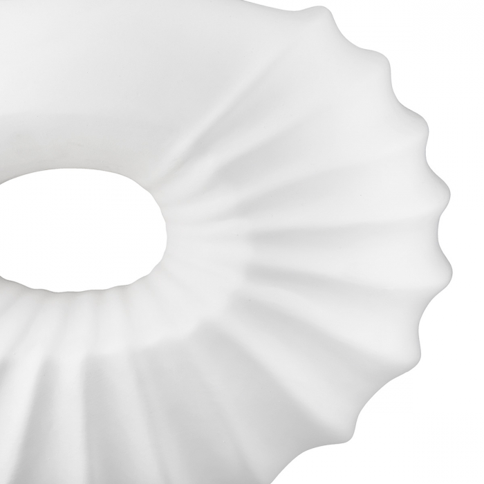 Vaza, Paula, Ceramica, alba, PU 2, L. 12 cm, L. 35 cm, H. 25 cm [3]