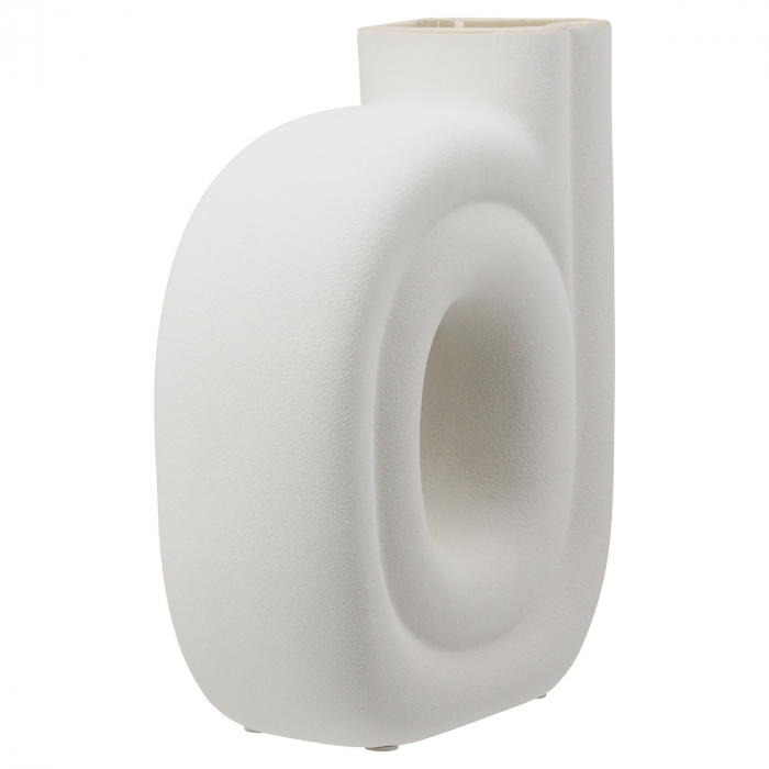 Vaza perforata, Oslo, Ceramica, alba, PU 4, L. 7,5 cm, L. 16,5 cm, H. 21 cm [2]