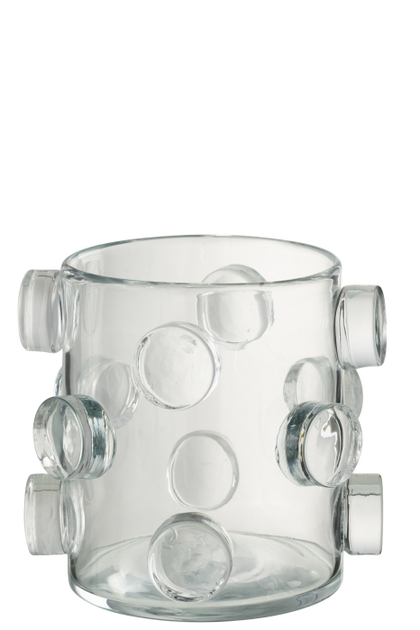 Vază, Pietricele Sticlă, Transparenta S, L 21.5| W 21.5| H 20.5 cm [2]