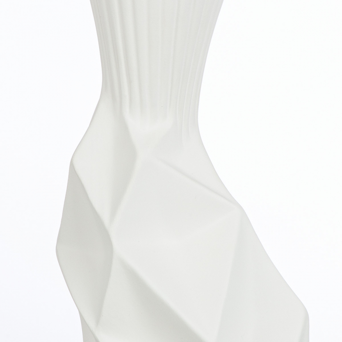 Vaza, Pisa, Ceramica, alba, PU 2, L. 15 cm, L. 18,5 cm, H. 44 cm [3]