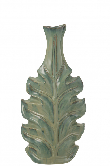 Vaza Poseidon, Ceramica, Verde, 26.5x22x55 cm