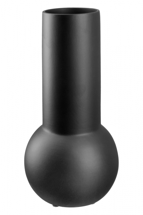 Vaza Quantum, Ceramica, Negru, 42x18.5 cm