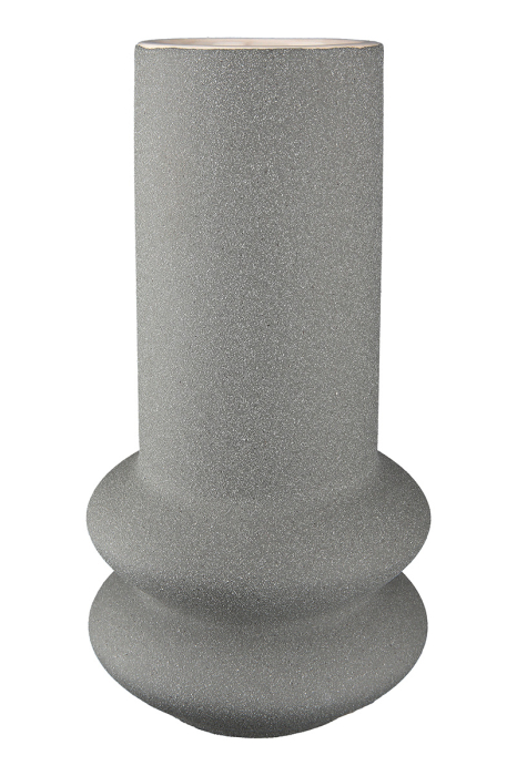 Vaza, "Radon", Ceramica, bej, gri, PU 4, 2 asortate, H 24,5 cm, A. 13 cm [1]