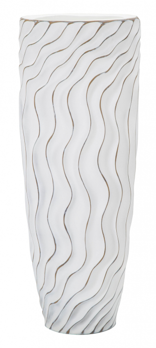 Vaza, Rasina, Alb, 90x35x35 cm [3]