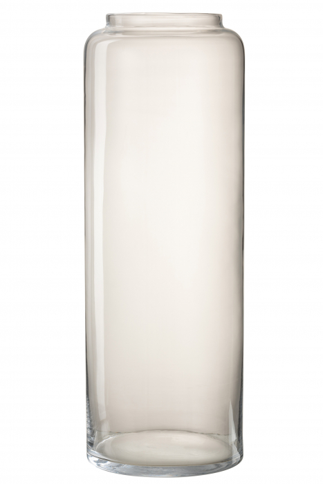 Vaza Right Long, Sticla, Transparent, 25x25x70 cm