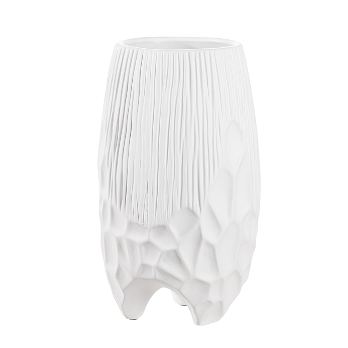 Vaza, "Roma", Ceramica, alba, PU 2, H 29 cm, A. 17 cm [3]