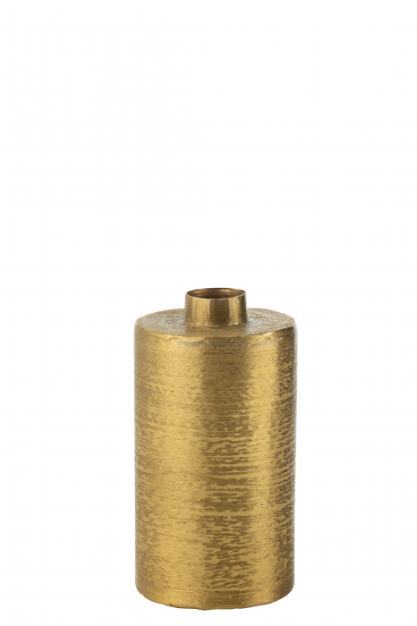 Vază, rotundă, metal, Auriu, S, L 20| W 20| H 38.5 cm [1]