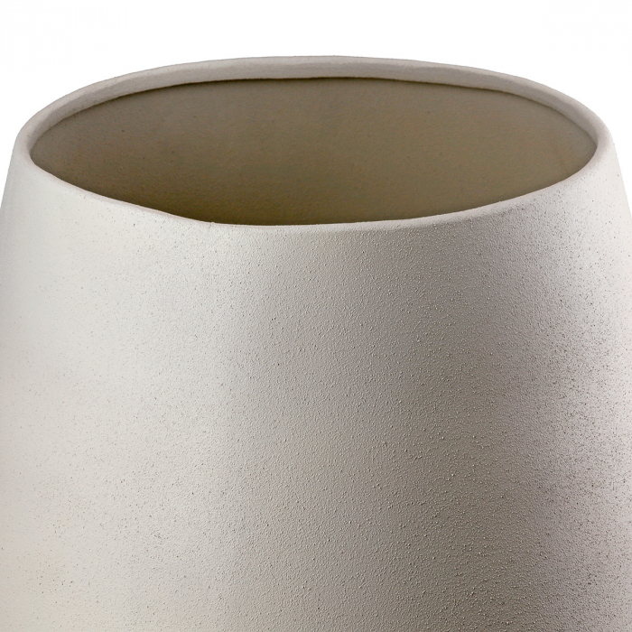 Vază, rotundă, Metal, bej, PU 1, H 24 cm, D 24 cm [2]