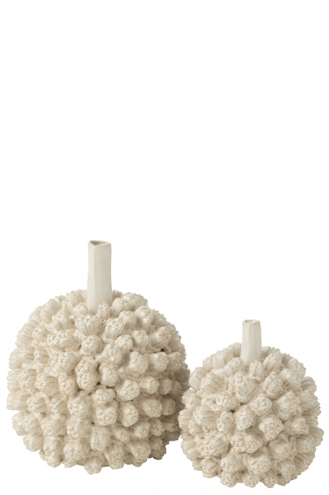 Vază, Saki ceramică, Alb L, L 24.5| W 24.5| H 30 cm [2]