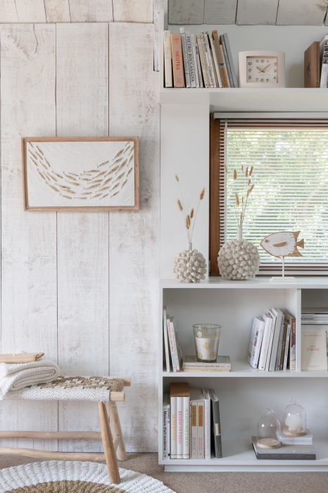 Vază, Saki ceramică, Albă S, L 19| W 19| H 21 cm [2]