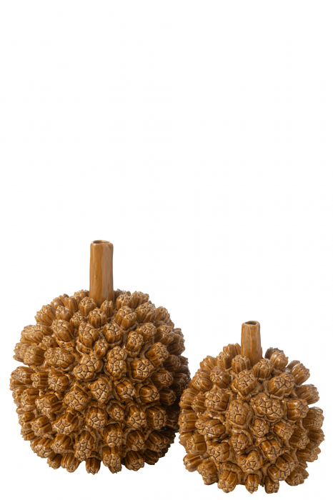 Vază, Saki ceramică, Galben M, L 24.5| W 24.5| H 30 cm [2]