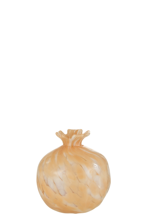 Vaza, Sticla, Bej, 12x12x13.5 [2]