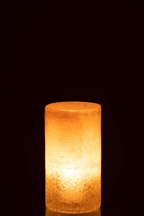 Vaza, Sticla, Bej, 12x12x23 [3]