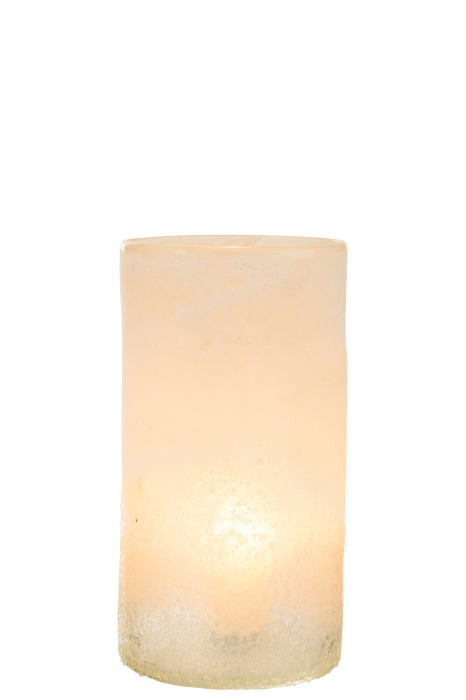 Vaza, Sticla, Bej, 14.5x14.5x29.5 [2]