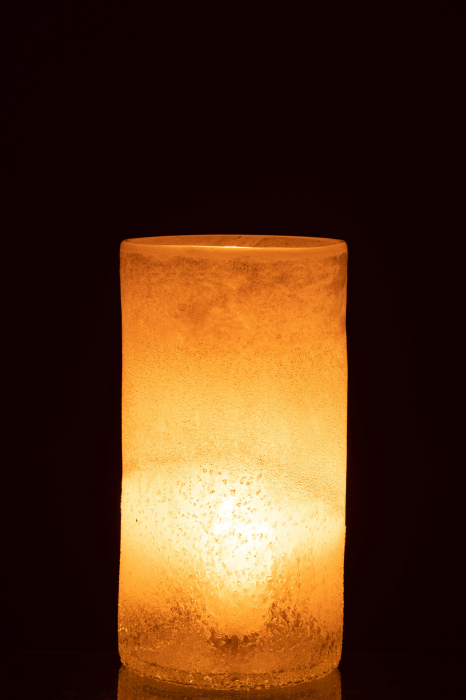 Vaza, Sticla, Bej, 14.5x14.5x29.5 [3]