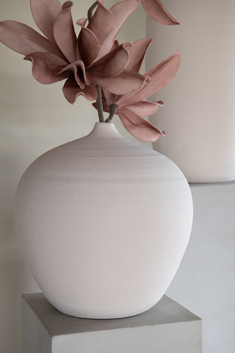 Vază, Sticlă Cassia Argilă Albă, L 35| W 35| H 35 cm [2]