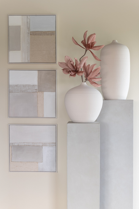 Vază, Sticlă Cassia Argilă Albă, L 35| W 35| H 35 cm [3]