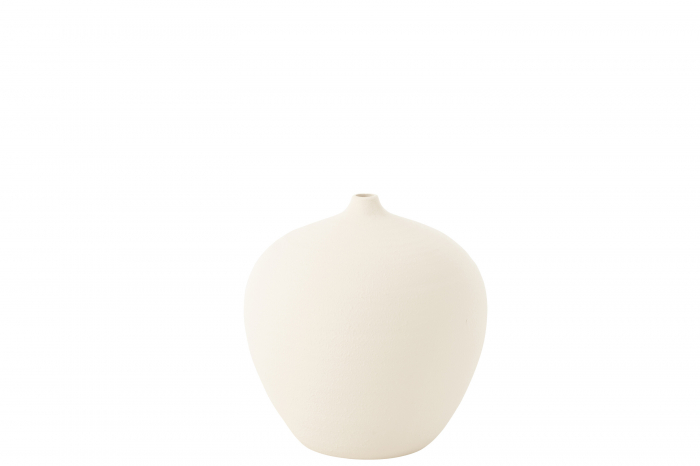Vază, Sticlă Cassia Argilă Albă, L 35| W 35| H 35 cm [1]