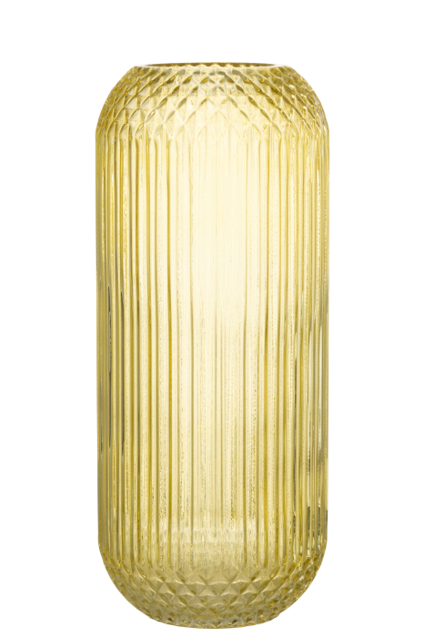 Vaza, Sticla, Galben, 15.5x15.5x36.5 [2]