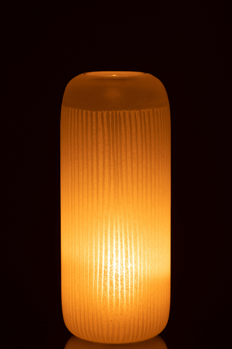 Vaza, Sticla, Galben, 15x15x34 [4]