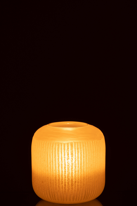 Vaza, Sticla, Galben, 17x17x16 [3]