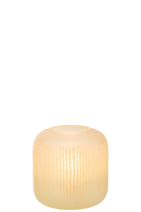 Vaza, Sticla, Galben, 17x17x16 [2]