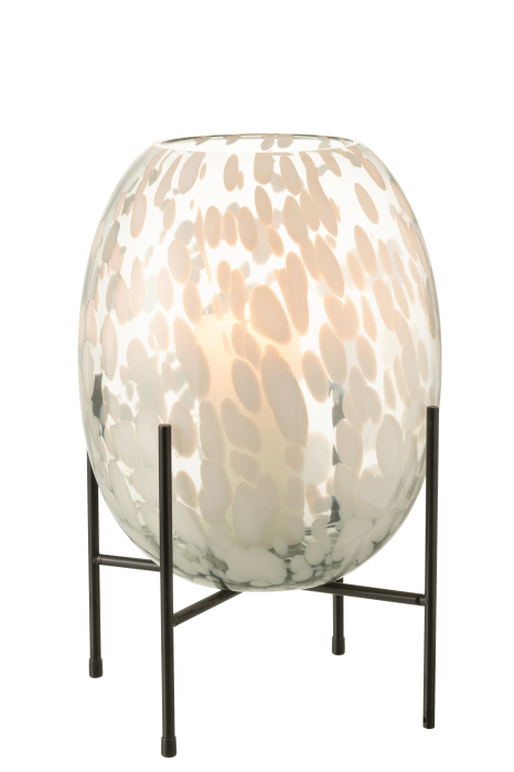 Vaza, Sticla, Gri, 23x23x37 [2]