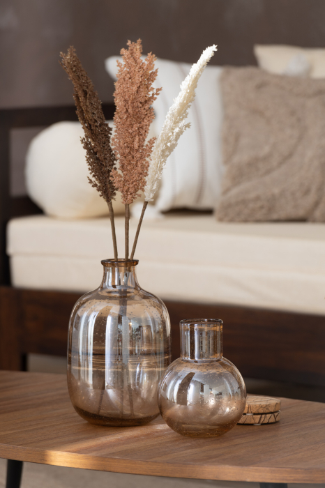 Vaza, Sticla, Maro, 14.5x14.5x19 [3]