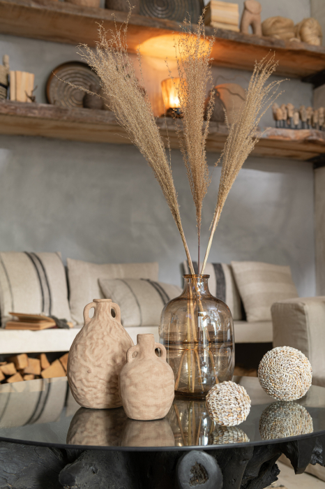 Vaza, Sticla, Maro, 18x18x29 [2]