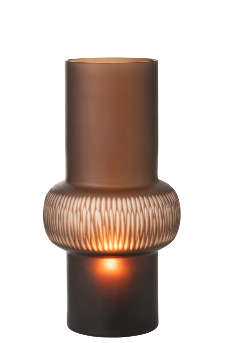 Vaza, Sticla, Maro, 20.5x20.5x40 [3]