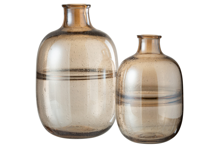 Vaza, Sticla, Maro, 24x24x35 [3]