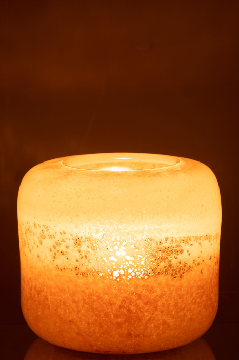 Vaza, Sticla, Maro, 25.2x25.2x24 [4]